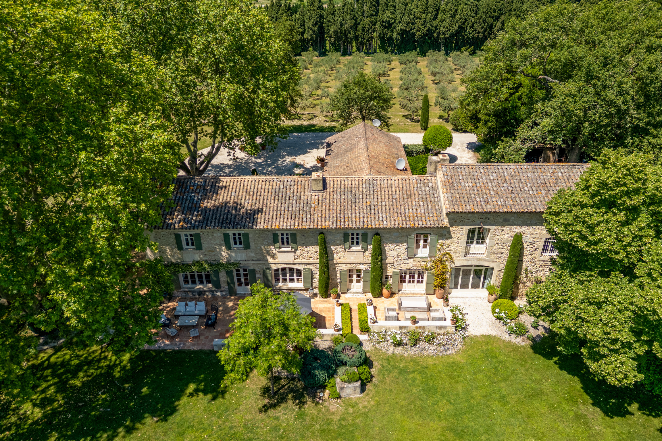Aerial House Exterior